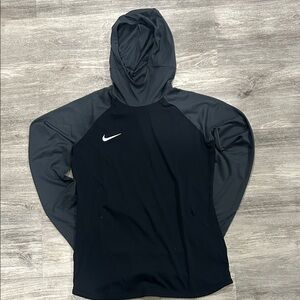 Nike Black and Dark Gray Pullover